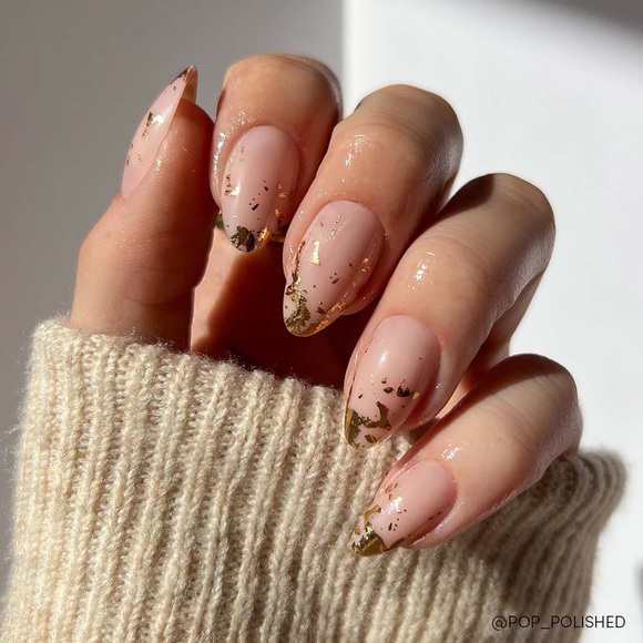 New Glamnetic 24K Short Almond Press-On Nails - Picture 3 of 6